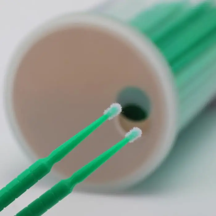 Privatel label 100pcs eyelash micro applicator brush cleaning stick