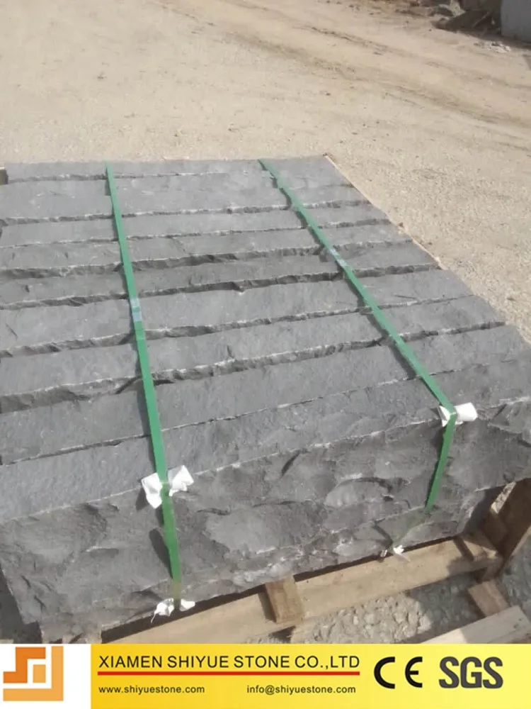 
Cheap Price All Side Natural Split Black Basalt Kerbstone/Curbstone 