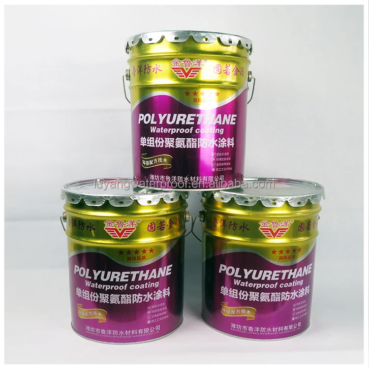 Waterproof Paint Water Based Single Component Polyurethane PU 951 waterproof coating