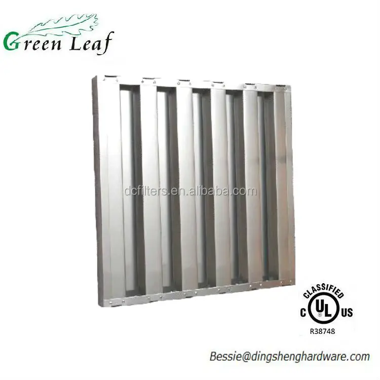 Stainless Steel T type Baffle Grease Filter
