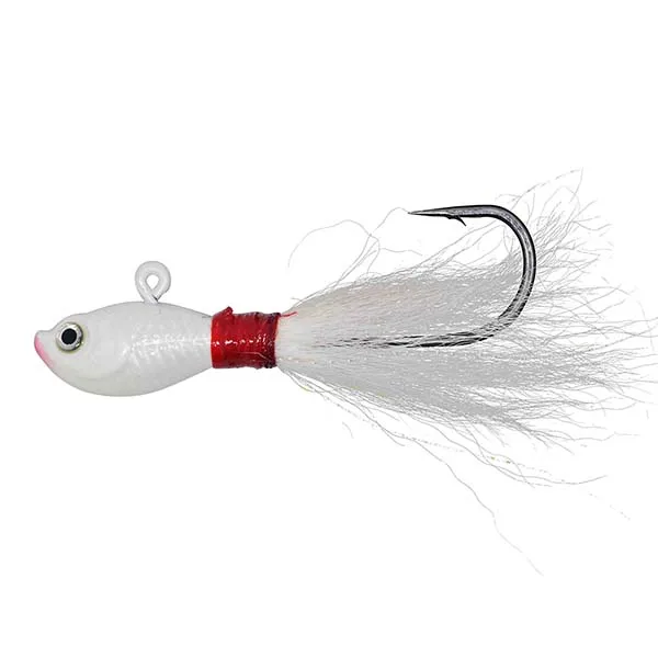 
Fishing Lures Bucktail Jig Bass Fluke Flouder 1oz Fishing Lure Bucktail 