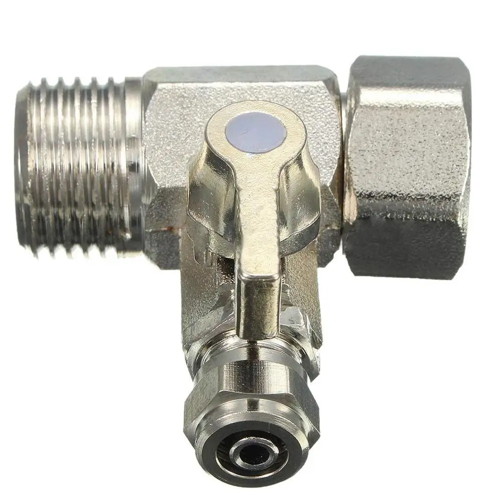 RO feed water adapter 1/2' to 1/4' ball valve faucet tap feed Reverse Osmosis valve