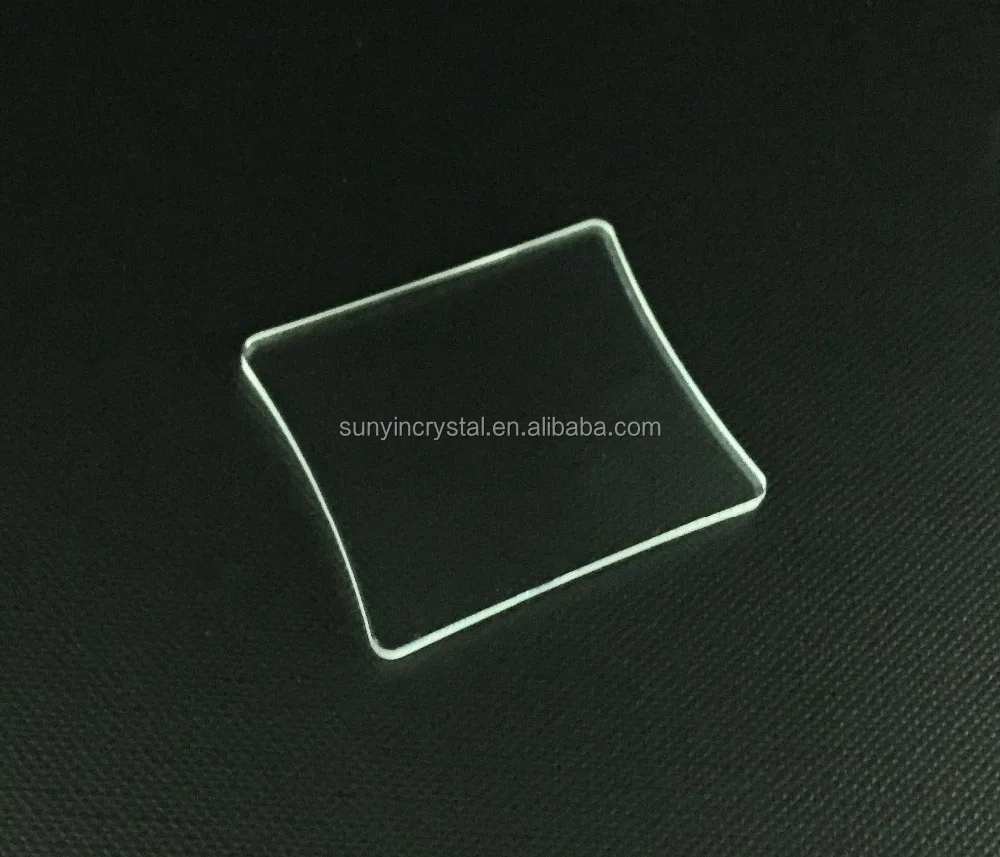 
LED display Sapphire glass Square watch glass transparent for scanner projector 