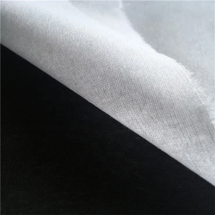 Ошейник interlining плавкий тканый interfacing 100% полиэстер перерабатываемый экологический ПЭТ материал для стабилизатора