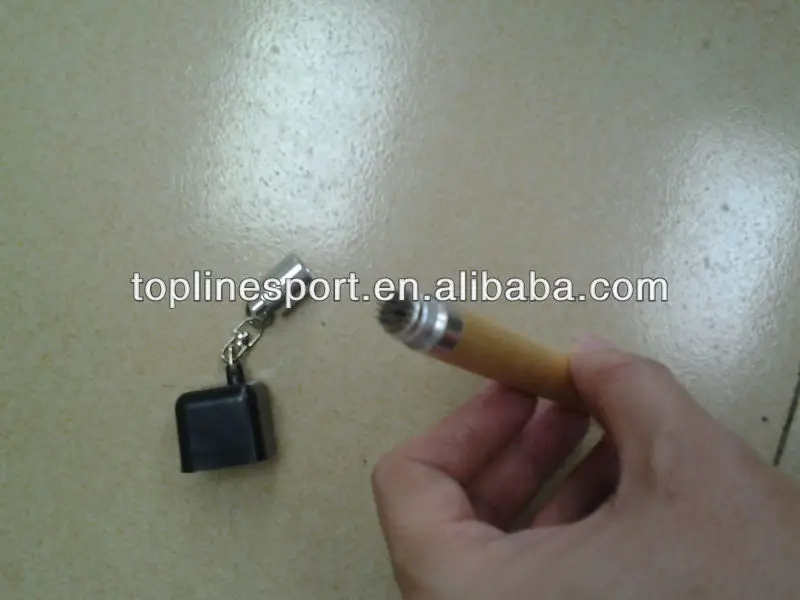 2 in1 Wood Post Rubber Billiard Chalk holder