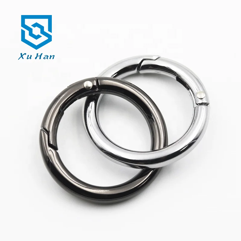 Factory direct sale, hot selling high quality metal spring gate o ring for handbags