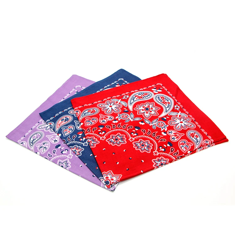 Chinese Manufacturers High quality Custom 100% Cotton Sport Printed Bandana