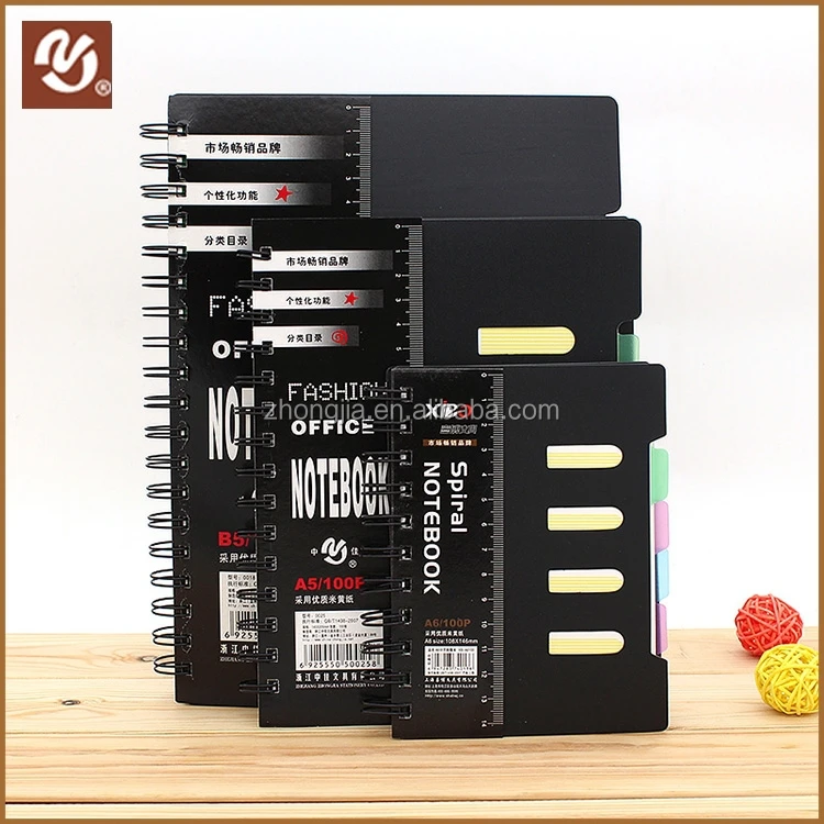 
School Supplies PVC Hardcover Exercise Book Spiral Cheap Custom Spiral notebook, High Quality Hot Sale Spiral notebook 