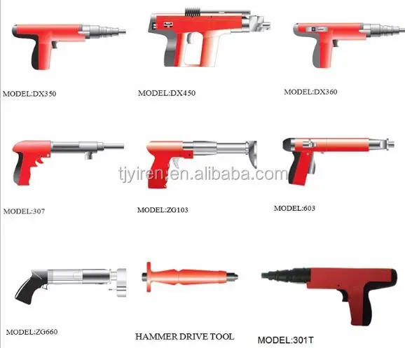 Top quality powder actuated galvanized gun nails for construction