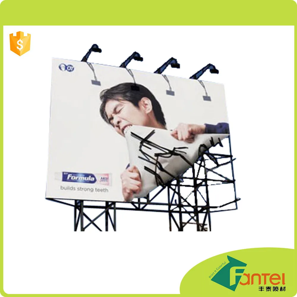 510g(15oz) 1000D*1000D 18*18 frontlit vinyl flex banner Promotion