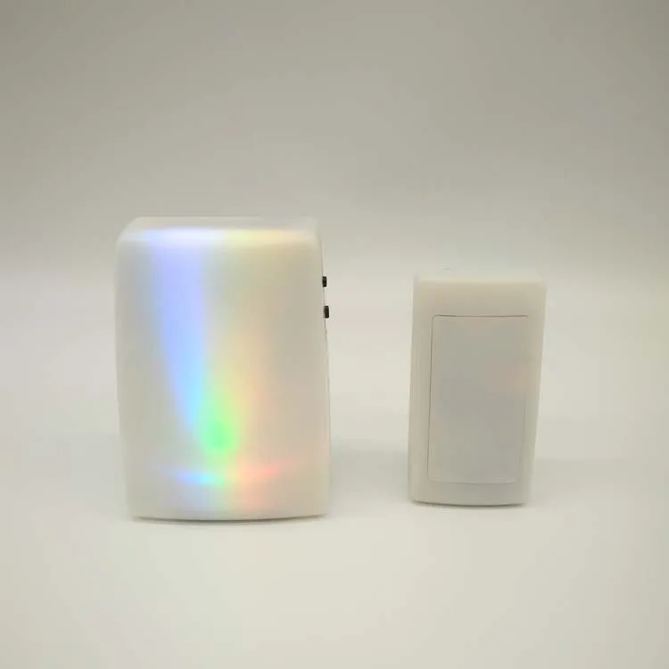 wireless battery power led light  doorbell for the deaf