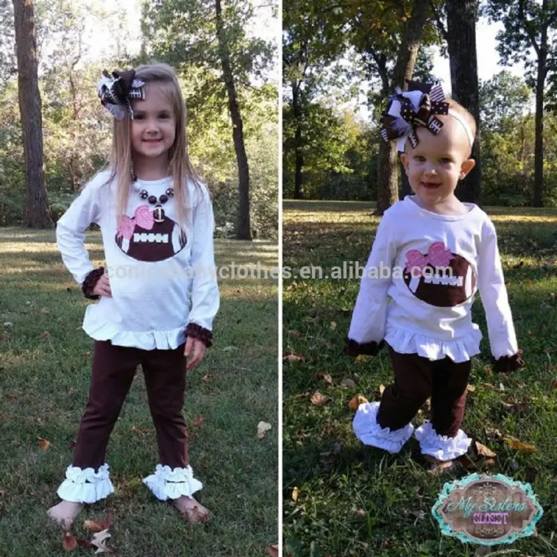 
wholesale western children mouse embroidered girls boutique clothing 