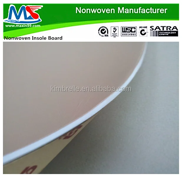 
Cheapest nonwoven insole board laminated with EVA FOAM and PU Foam 