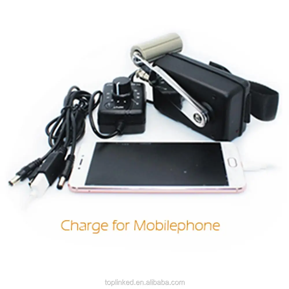 Mini Renewable military hand power generator hand crank generator