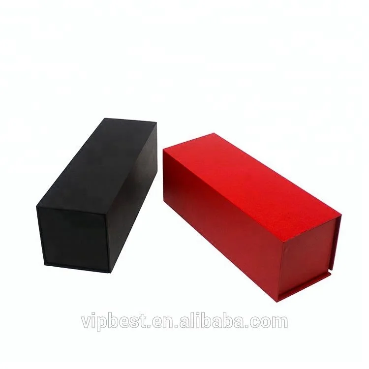 Customized logo printing rectangle gift boxes with magnetic lid hardcover foldable Hard Packaging