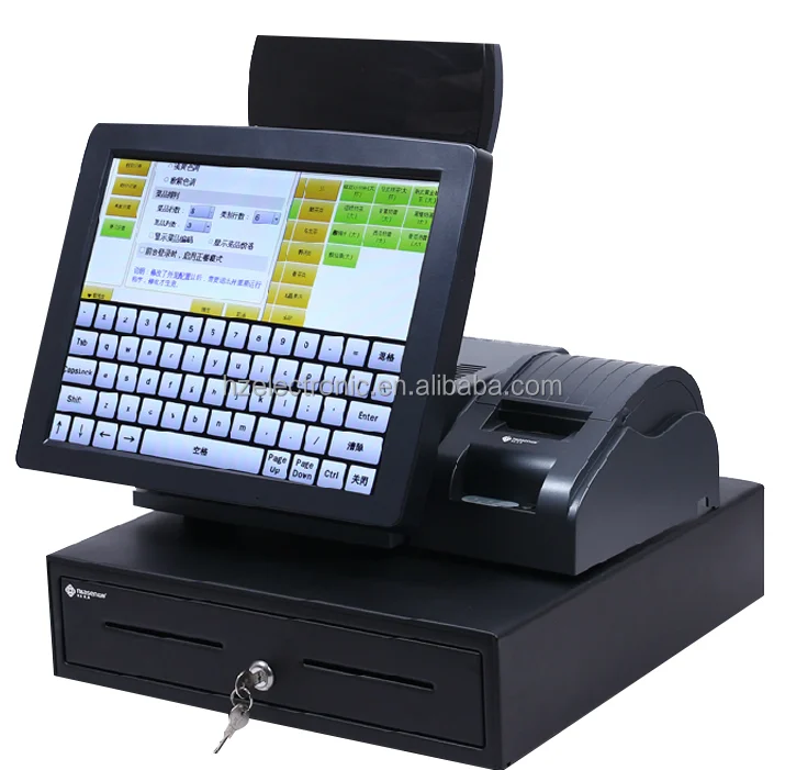 
touch screen cash register in pos system, cash register used 
