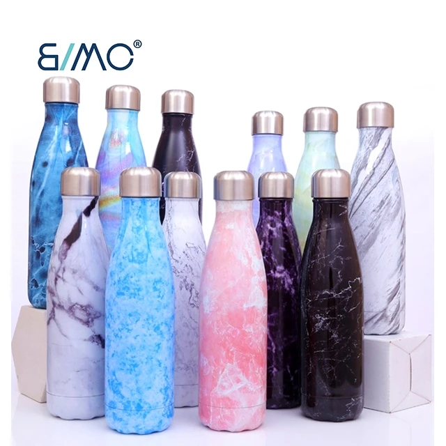 Hot Sale Double Wall Water Bottle With Lid Wholesale Insulated Cola Shaped Yoga Eco Life Sports Water Bottle