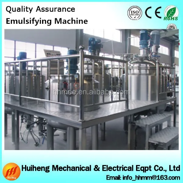 304 or316 жидкий материал эмульгатор с баком для воды или масла бак