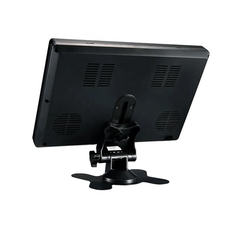 HOT 9 inch display car headrest monitor with buttons support 2 AV input