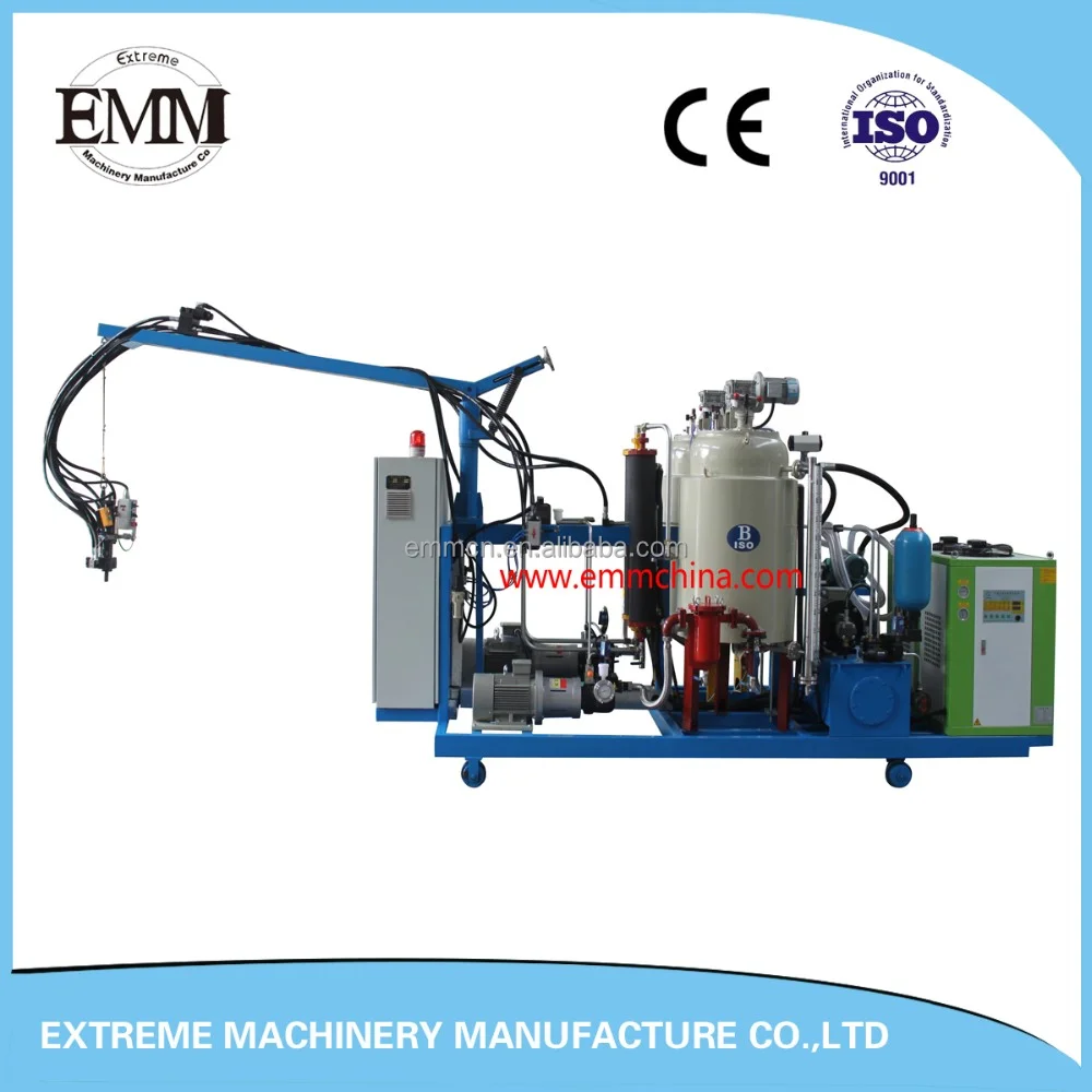 EMM078-A150 pu foam high pressure polyurethane roller shutter forming full-auto injection molding machine