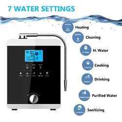 multi-functional water ionizer alkaline with 5 alkaline acidic level