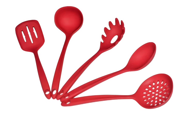 5 шт./LFGB силикон с металлическими внутренними кухонными аксессуарами инструменты для готовки