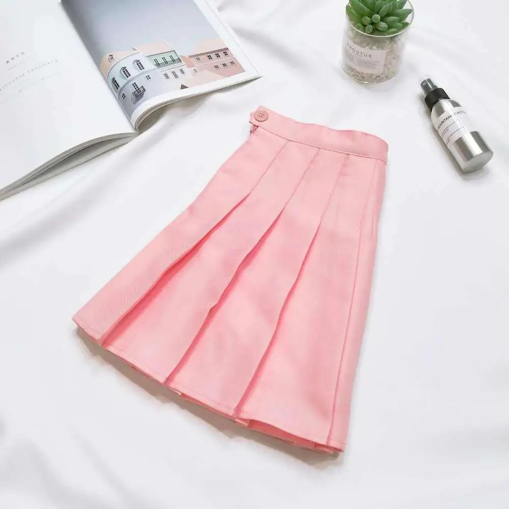 Женская плиссированная юбка or30015a, юбка с высокой талией в Корейском стиле