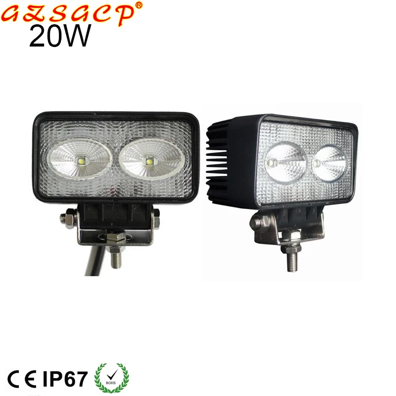 Factory direct 12v 4.3inch 20w auto parts led work light led truck tractor work light