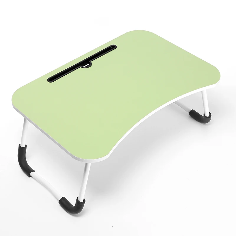 Low price wooden laptop desk MDF Board foldable laptop bed table