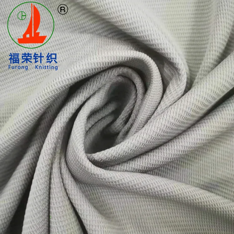 Knit bamboo charcoal mesh fabric