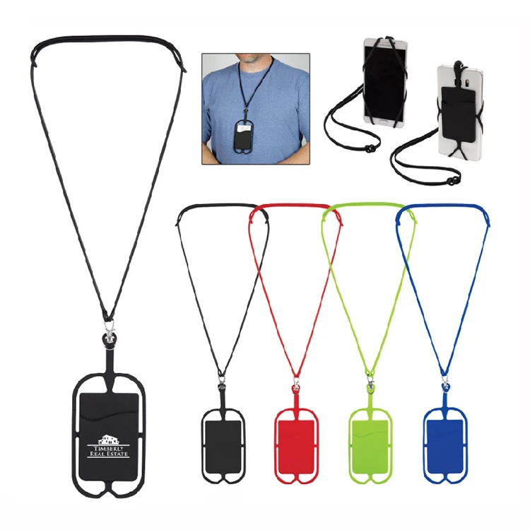 Good Quality Universal Cell Phone Case with Lanyard Neck Strap Phone case Card Holder