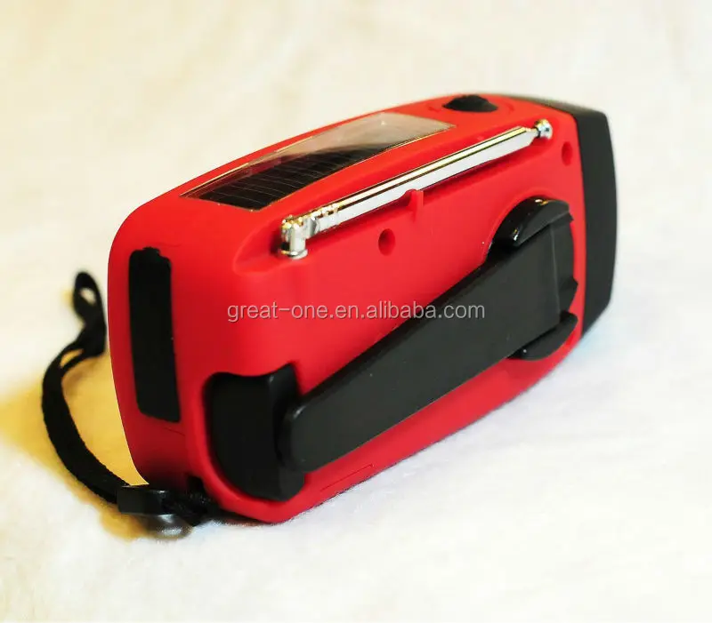  Amazon Лидер продаж солнечный ручной фонарь NOAA с зарядным устройством для сотового телефона 600/1000 мАч