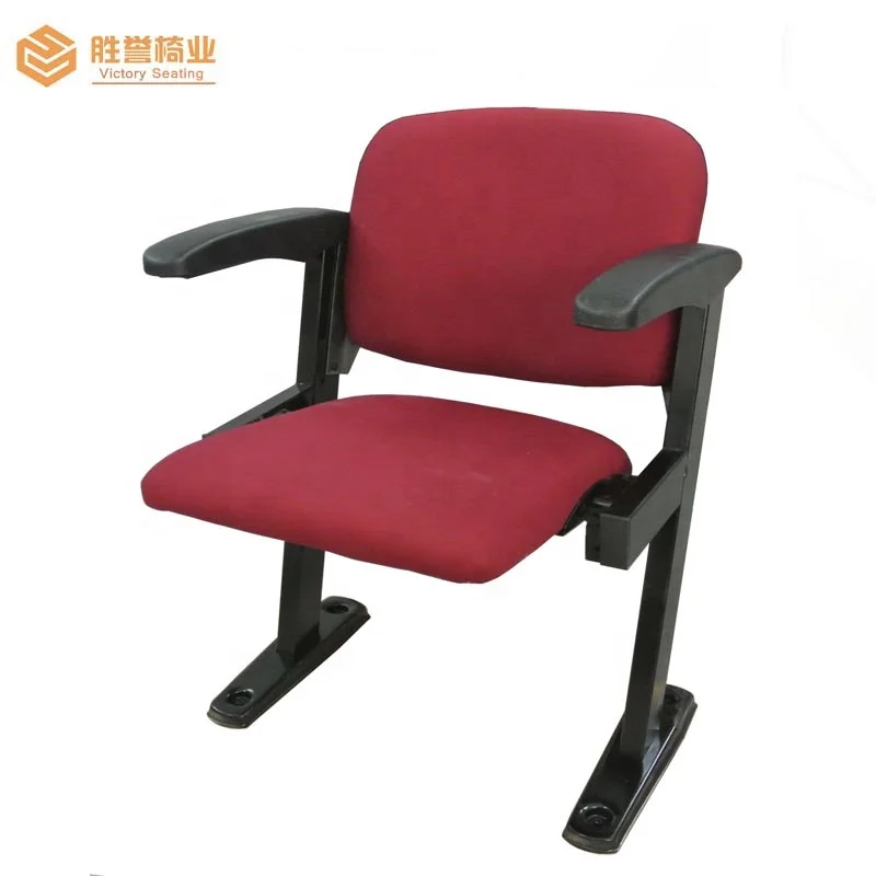 Hot Sale, Wholesale and Modern Design, High-Quality Affordable Strong Metal stackable Church Chair seat and auditorium chair.