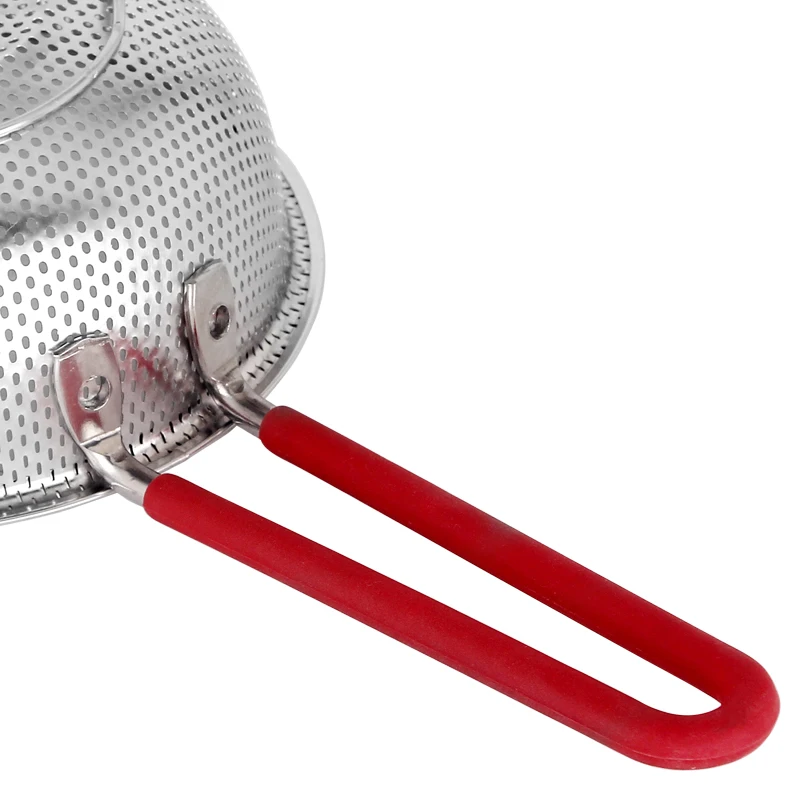 Kitchen Accessories Metal Colander Pasta Colander With Handles Stainless Steel Kitchen Colander
