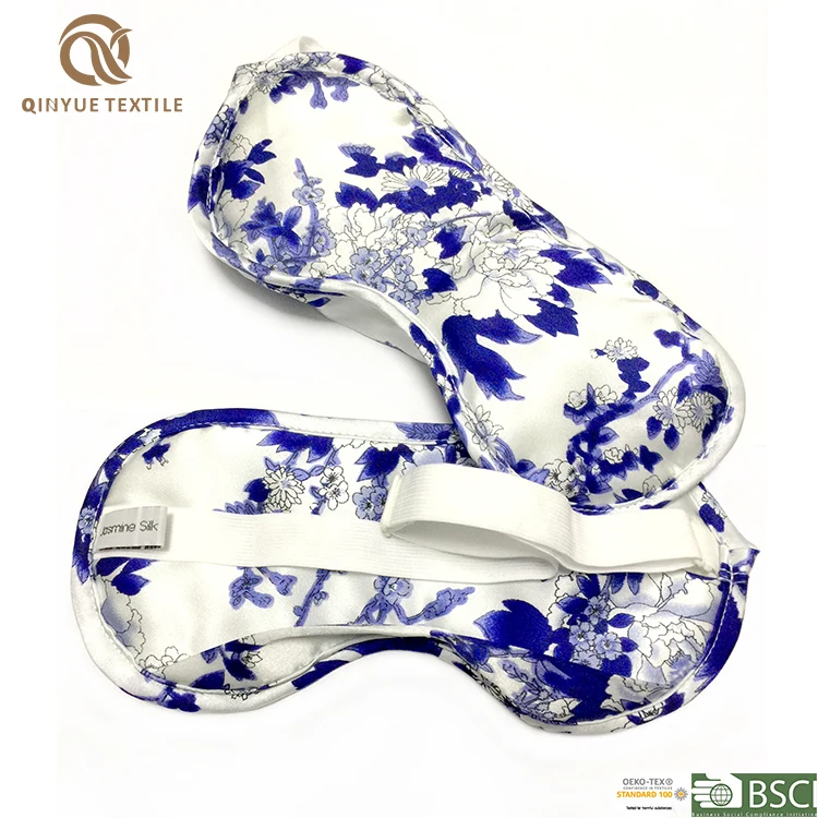 Wholesale Custom Logo Sleep With Drawstring Bag Eyemask Custom Eye Mask Private Label