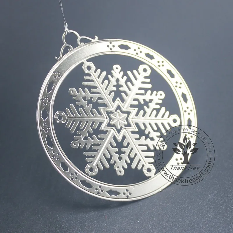 New design 2017 creative rose gold metal Christmas Ornament as gift item