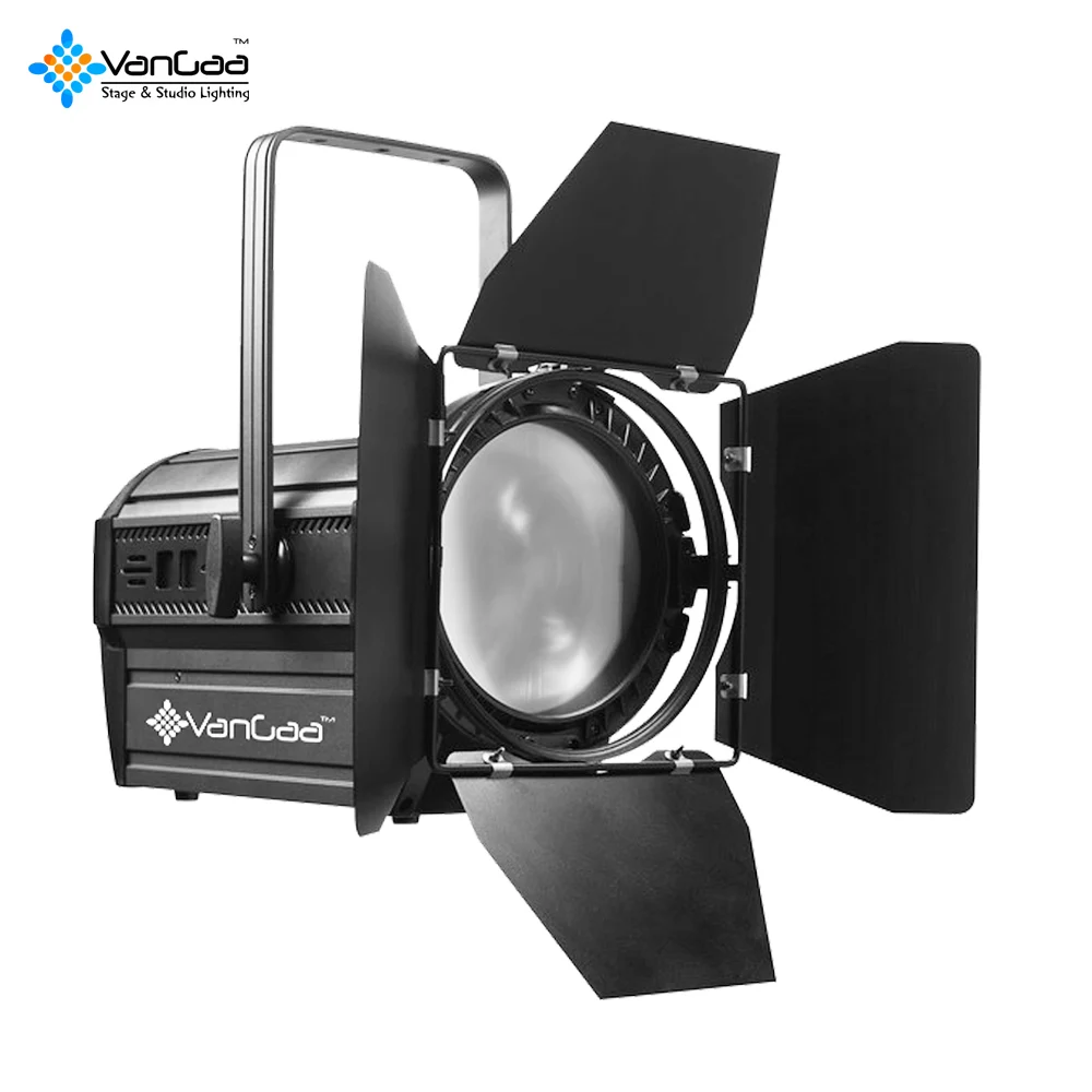VanGaa 150W Регулируемое двухцветное студийное осветительное оборудование Профессиональное мягкое Видео Прожектор с линзой Френеля