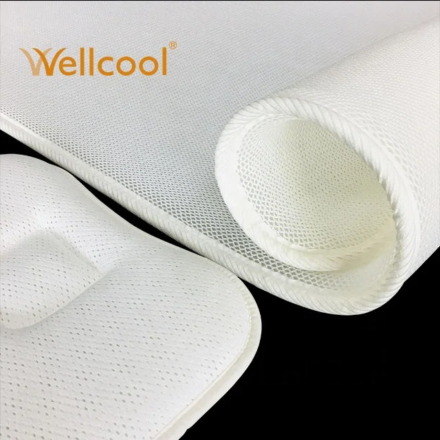 German technology support washable rollable 3d spacer fabric baby crib mattress bedding topper