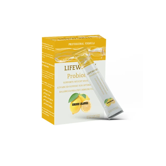 Lifeworth лимонный аромат, укрепляющий женский порошок пробиотиков лактобацилла