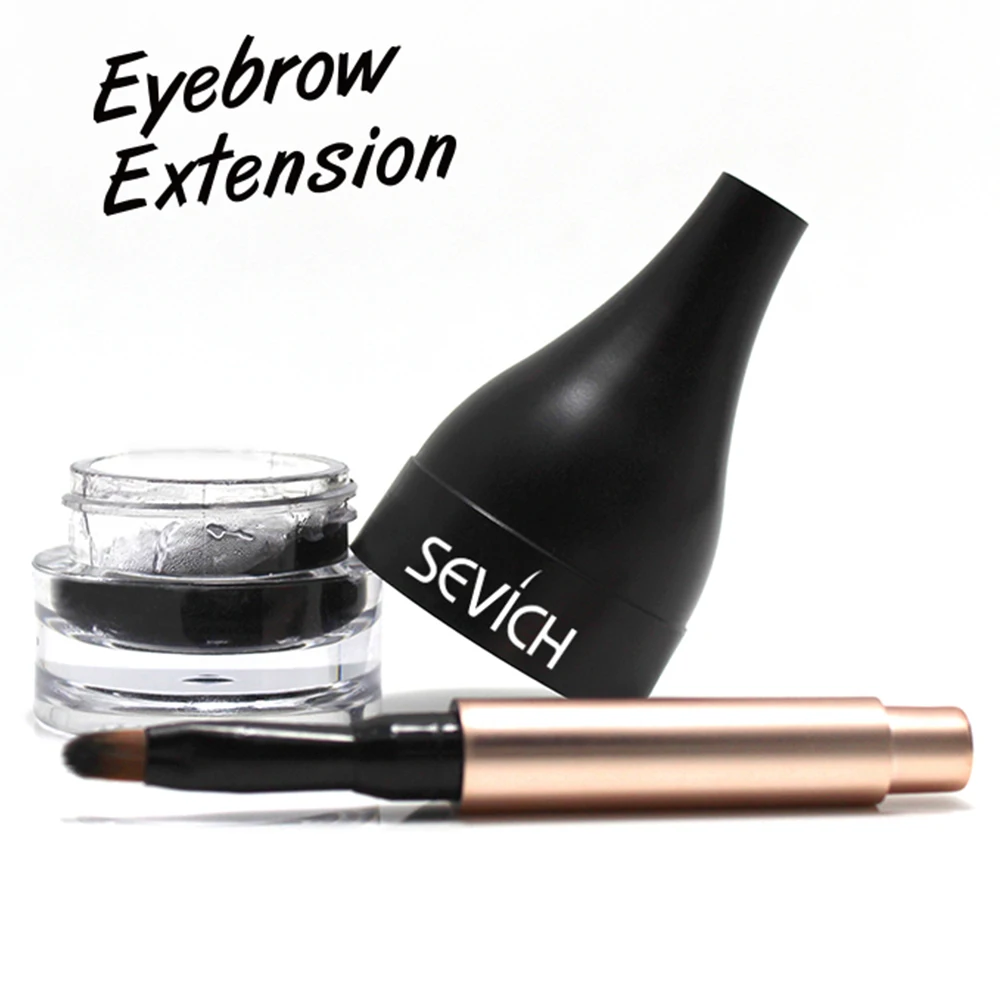 OEM temporary eyebrow shape extensions fiber wigs