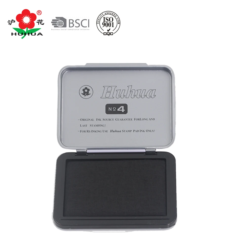 182 huhua office metal case stamp pad refill ink stamp pad