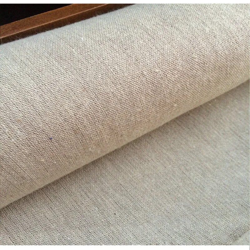 
150CMx100CM Vintage Patchwork Painting Hemp Cotton Linen Fabric Burlap Sewing Textile Quilting Tilda Diy Organic Fabric Crafts D 