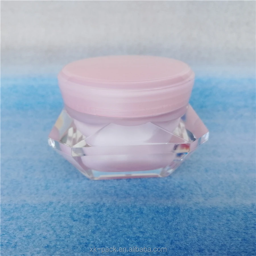 Luxury diamond cream jar 5g 15g 30g 50g crystal cosmetic container