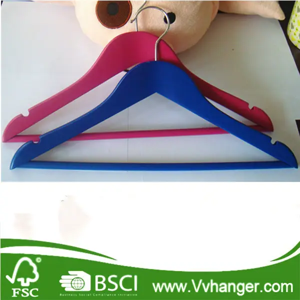 многоцветной деревянные вешалки одежды с вокруг брюки бар, гуйлинь дети вешалки