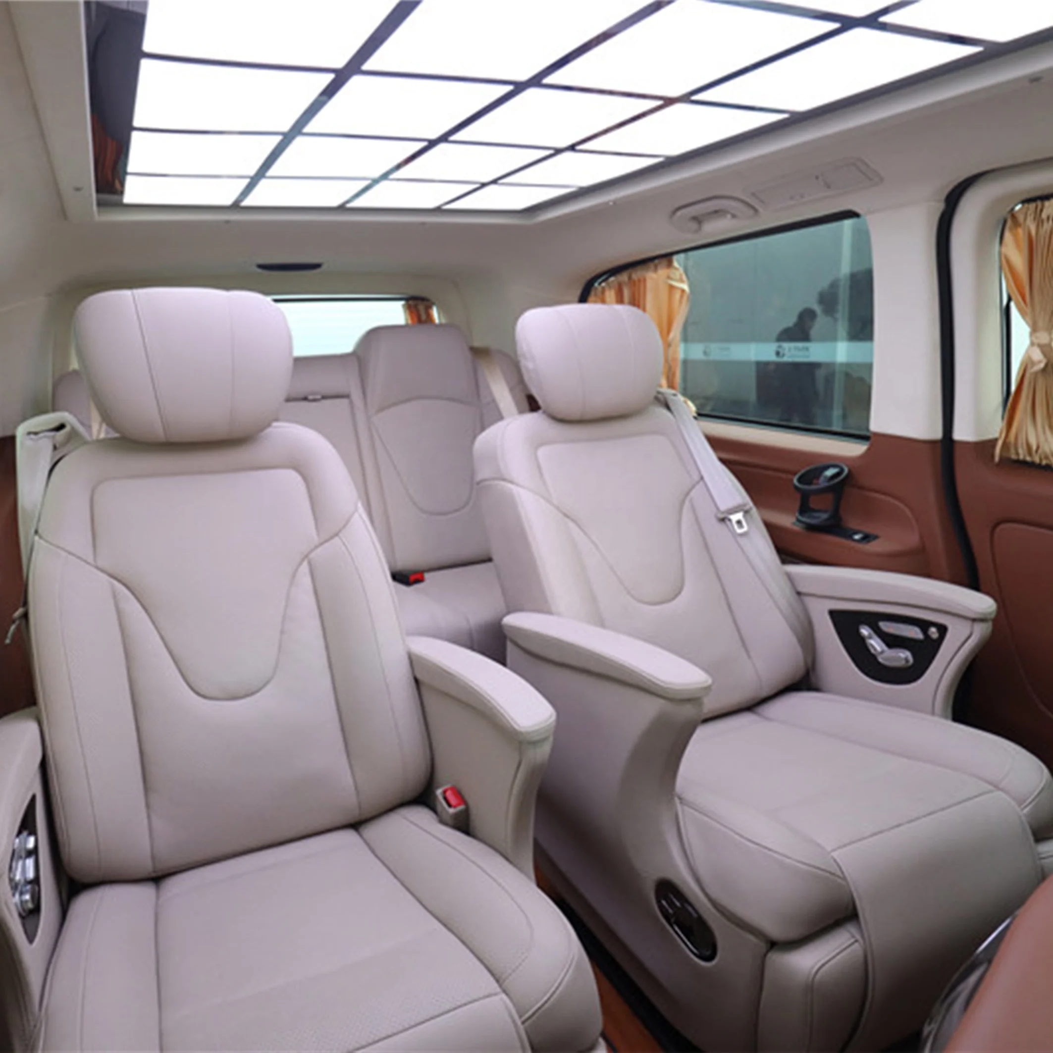 Auto Seat Luxurious Car chair W447 car sofa Electric Adjustable Leather For MPV with massage fan