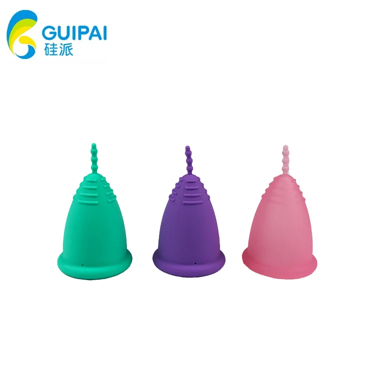 Medical Silicone Menstrual Cup Collapsible period Feminine Menstruation reusable Folding sterilizer female