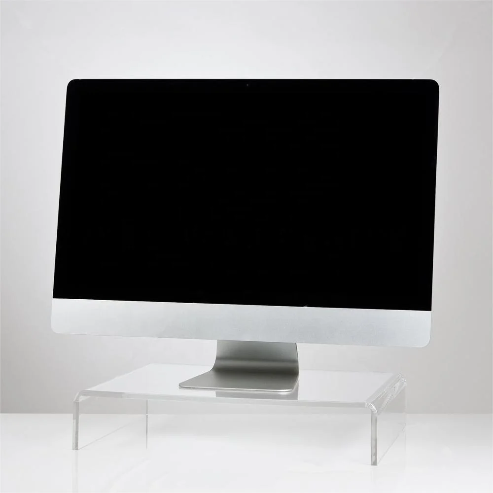 Desk Clear Acrylic Monitor Stand Ergonomic Computer Notebook Laptop Holder Riser