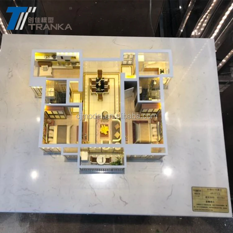 Hot sell architectural scale model furniture , miniature interior model