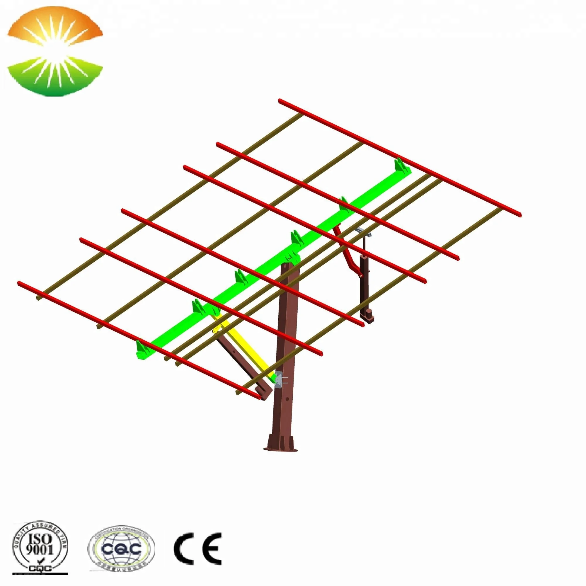 3KW 5KW 6KW 7KW 8KW 2 axis dual solar tracker  solar tracking system for solar energy systems