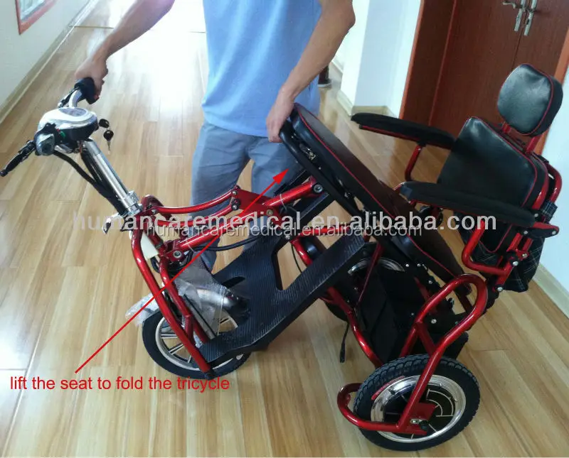 wholesale-smallest electric handicap three wheel scooter